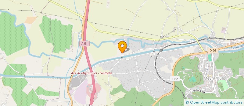 localisation de l'entreprise SCI LES ISNARDS  MEYRARGUES