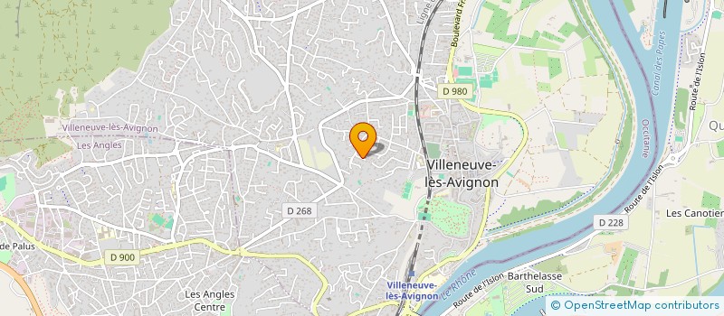 localisation de l'entreprise SCI LES ISSAMBRES  VILLENEUVE-LES-AVIGNON