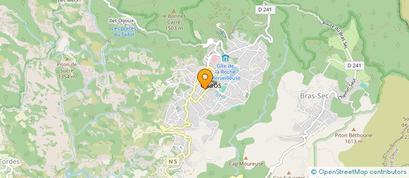 localisation de l'entreprise SCI LES JACARANDAS à CILAOS