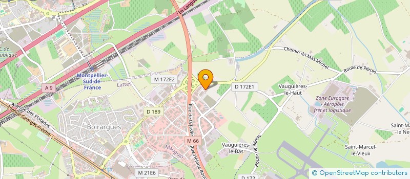 localisation de l'entreprise SCI LES JACARANDAS  MAUGUIO