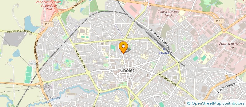 localisation de l'entreprise SCI LES JACINTHES à CHOLET