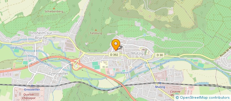 localisation de l'entreprise SCI LES JACINTHES  MUTZIG