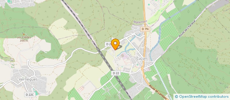 localisation de l'entreprise SCI LES JACINTHES  VERNEGUES