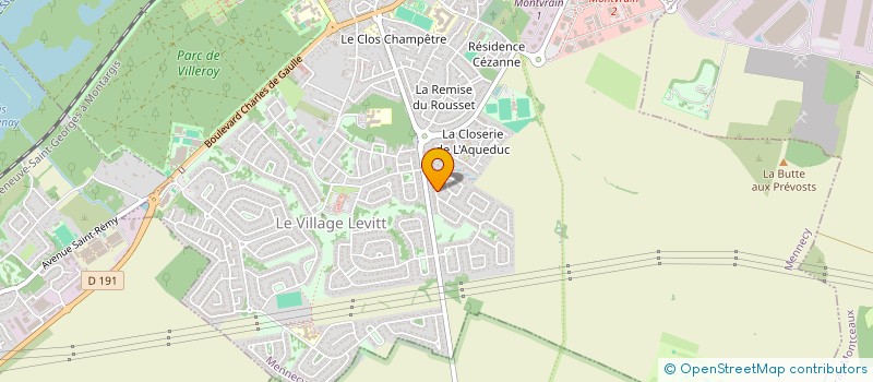 localisation de l'entreprise SCI LES JACKETS INVESTISSEMENT  MENNECY