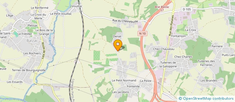 localisation de l'entreprise SCI LES JACOBINS à CHAMPNIERS