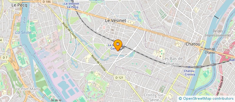 localisation de l'entreprise SCI LES JACOBINS  LE VESINET