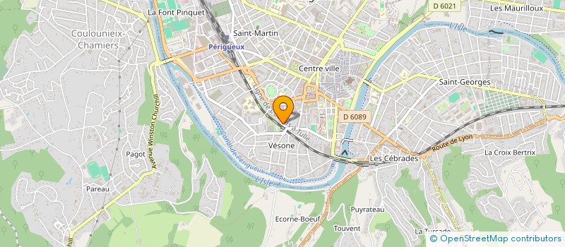 localisation de l'entreprise SCI LES JACOBINS VGA à PERIGUEUX