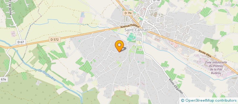 localisation de l'entreprise SCI LES JALLASSIERES  SAINT-CANNAT