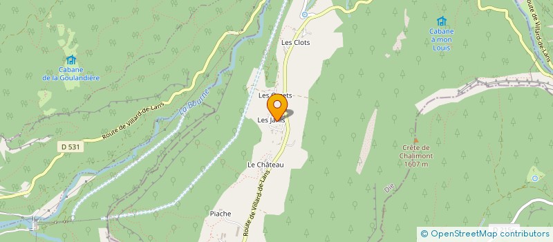 localisation de l'entreprise SCI LES JANIS  SAINT-JULIEN-EN-VERCORS