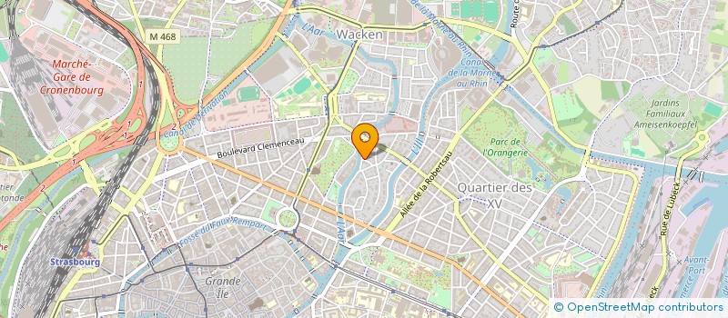 localisation de l'entreprise SCI LES JARDINIERS à STRASBOURG