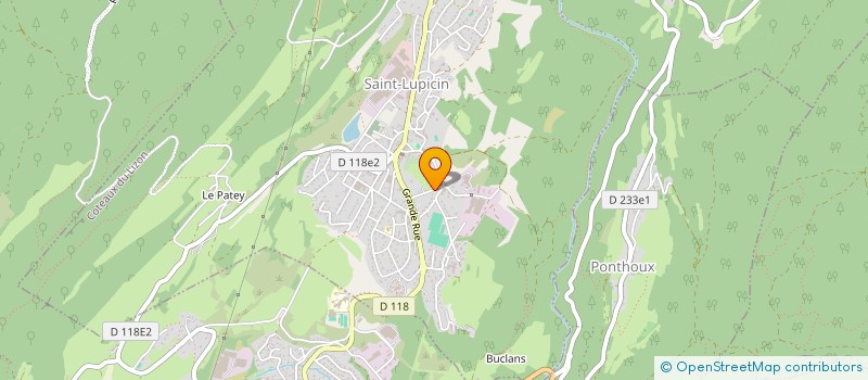 localisation de l'entreprise SCI LES JARDINS-2006  COTEAUX DU LIZON