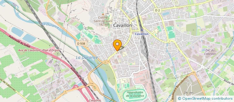 localisation de l'entreprise SCI LES JARDINS  CAVAILLON