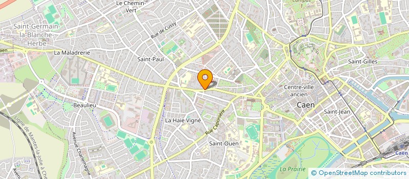 localisation de l'entreprise SCI LES JARDINS à CAEN