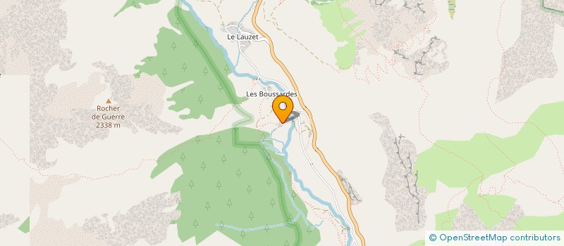 localisation de l'entreprise SCI LES JARDINS à LE MONETIER-LES-BAINS