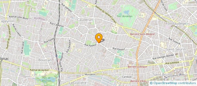 localisation de l'entreprise SCI LES JARDINS à BORDEAUX