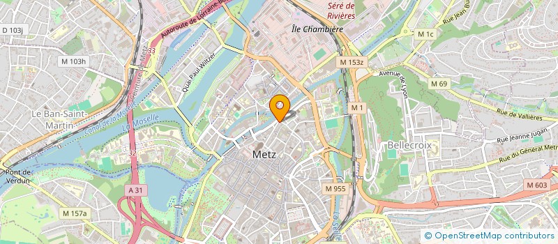 localisation de l'entreprise SCI LES JARDINS  METZ