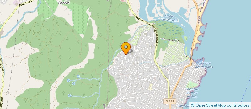 localisation de l'entreprise SCI LES JARDINS à FREJUS