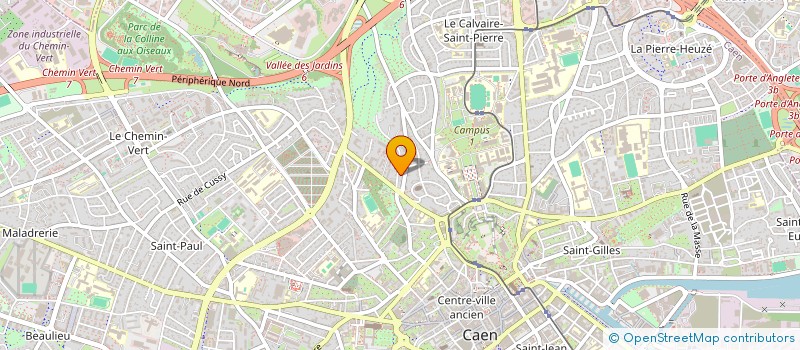 localisation de l'entreprise SCI LES JARDINS à CAEN