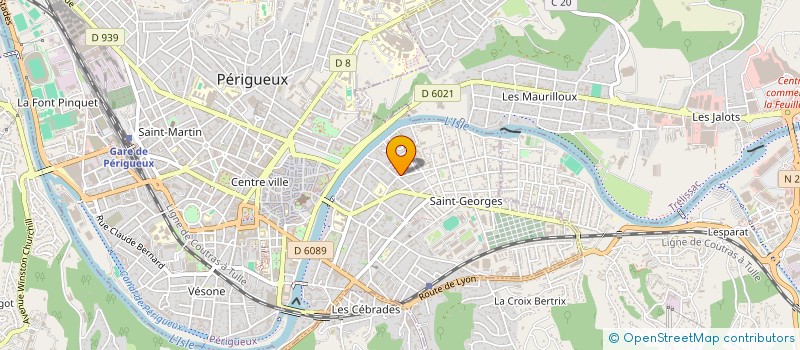 localisation de l'entreprise SCI LES JARDINS à PERIGUEUX