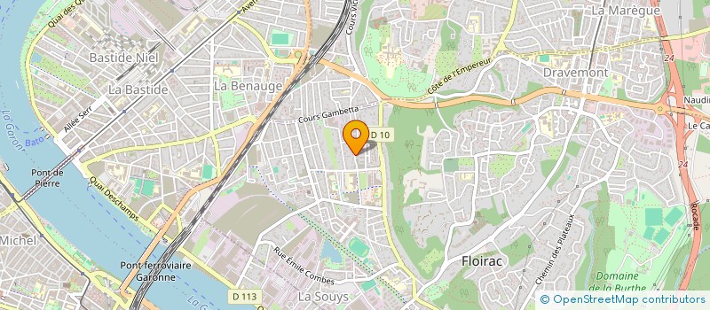 localisation de l'entreprise SCI LES JARDINS  FLOIRAC