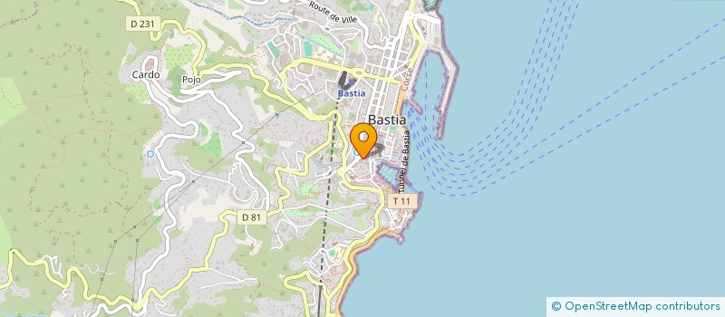 localisation de l'entreprise SCI LES JARDINS à BASTIA