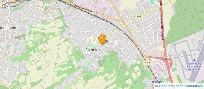 localisation de l'entreprise SCI LES JARDINS  RIXHEIM