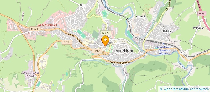 localisation de l'entreprise SCI LES JARDINS à SAINT-FLOUR
