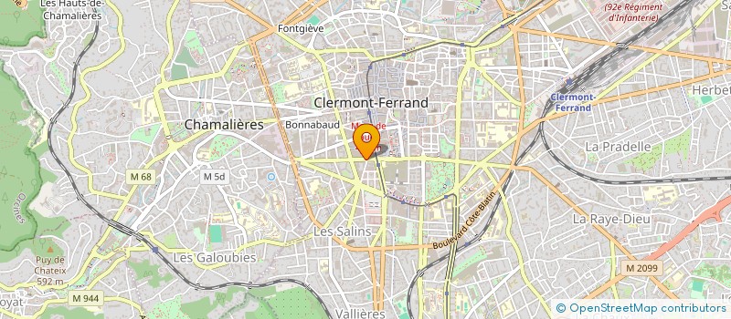 localisation de l'entreprise SCI LES JARDINS  CLERMONT-FERRAND