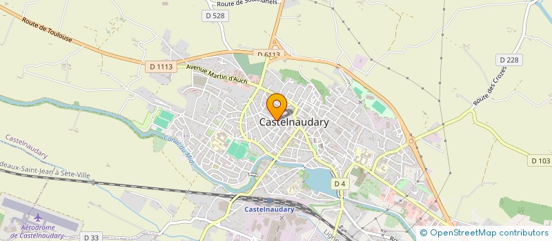 localisation de l'entreprise SCI LES JARDINS  CASTELNAUDARY