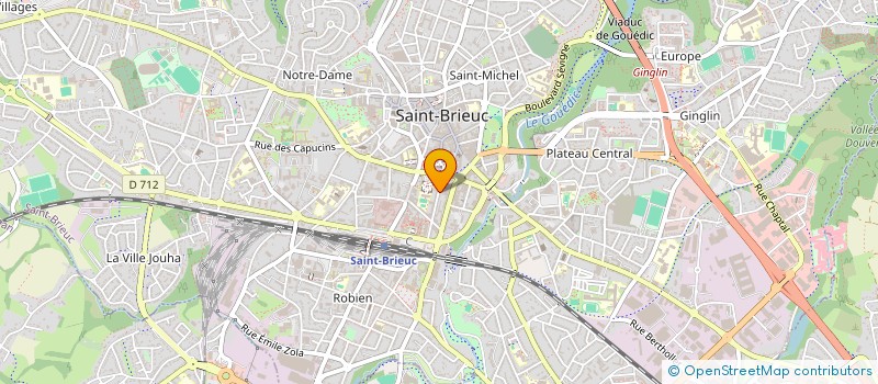 localisation de l'entreprise SCI LES JARDINS à SAINT-BRIEUC