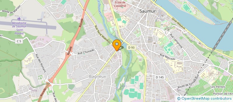 localisation de l'entreprise SCI LES JARDINS  SAUMUR