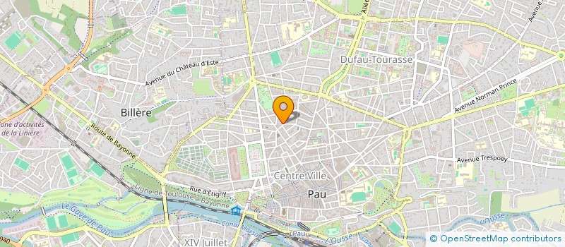 localisation de l'entreprise SCI LES JARDINS à PAU