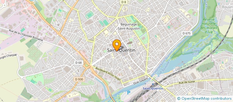 localisation de l'entreprise SCI LES JARDINS 54 à SAINT-QUENTIN