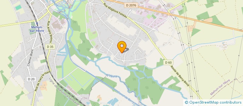 localisation de l'entreprise SCI LES JARDINS  MEHUN-SUR-YEVRE