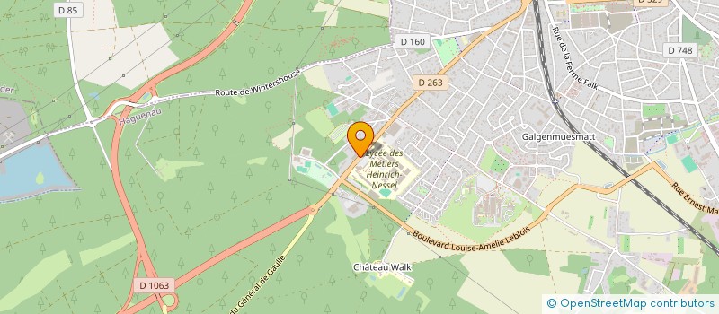 localisation de l'entreprise SCI LES JARDINS  HAGUENAU