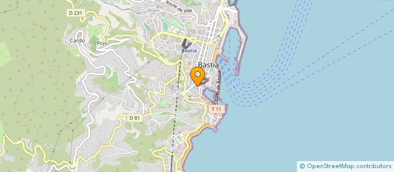 localisation de l'entreprise SCI LES JARDINS à BASTIA