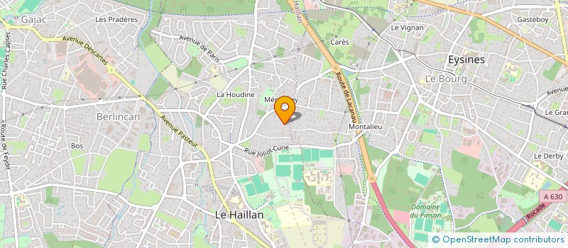 localisation de l'entreprise SCI LES JARDINS D'ALIENOR  LE TAILLAN-MEDOC