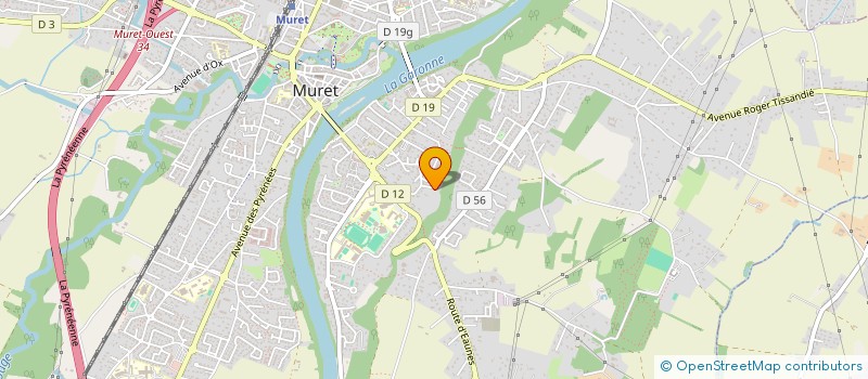 localisation de l'entreprise SCI LES JARDINS D'ANTAN à MURET