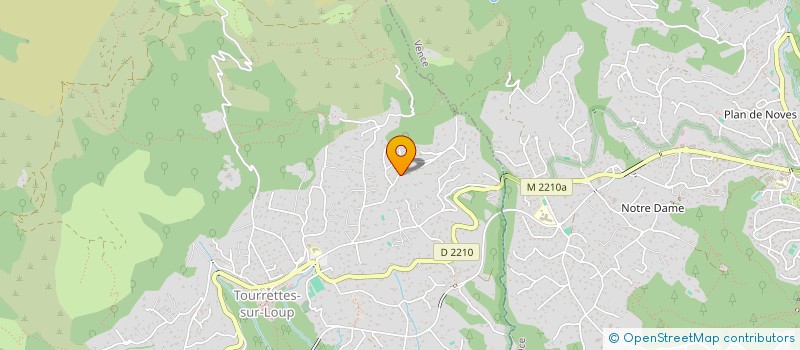 localisation de l'entreprise SCI LES JARDINS D'AVALONE  VENCE