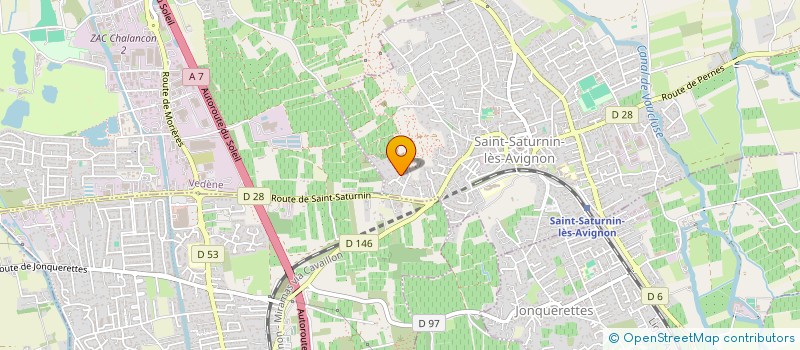 localisation de l'entreprise SCI LES JARDINS D'AZUR  AVIGNON