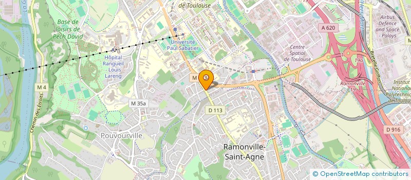 localisation de l'entreprise SCI LES JARDINS D'EMILIE à TOULOUSE