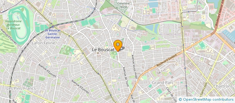 localisation de l'entreprise SCI LES JARDINS D'EYRANS  LE BOUSCAT