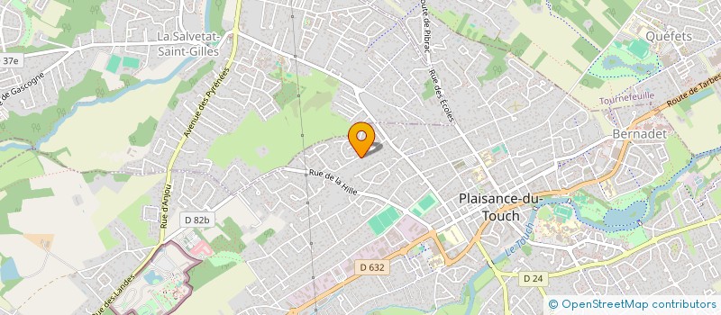 localisation de l'entreprise SCI LES JARDINS D'IKOYI  PLAISANCE-DU-TOUCH