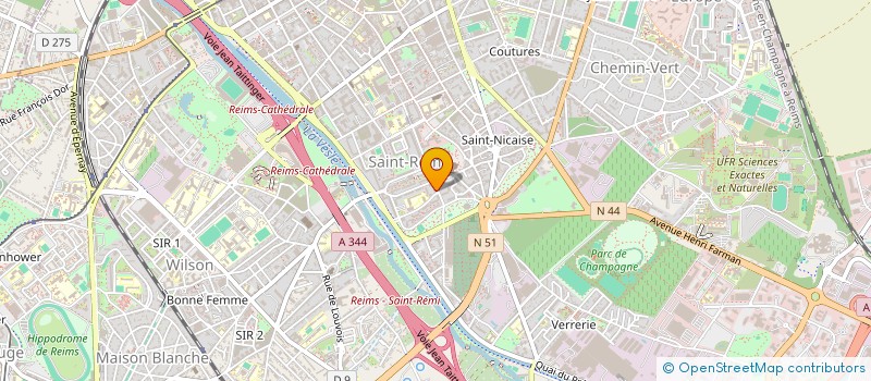 localisation de l'entreprise SCI LES JARDINS DE BELLE NOUE à REIMS