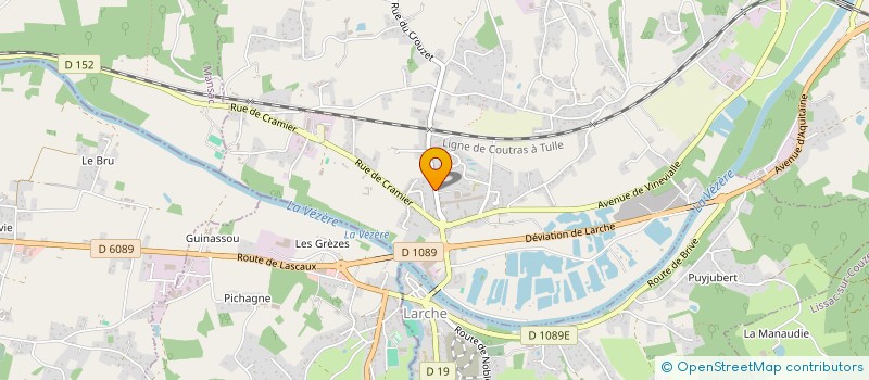 localisation de l'entreprise SCI LES JARDINS DE BENAK  SAINT-PANTALEON-DE-LARCHE