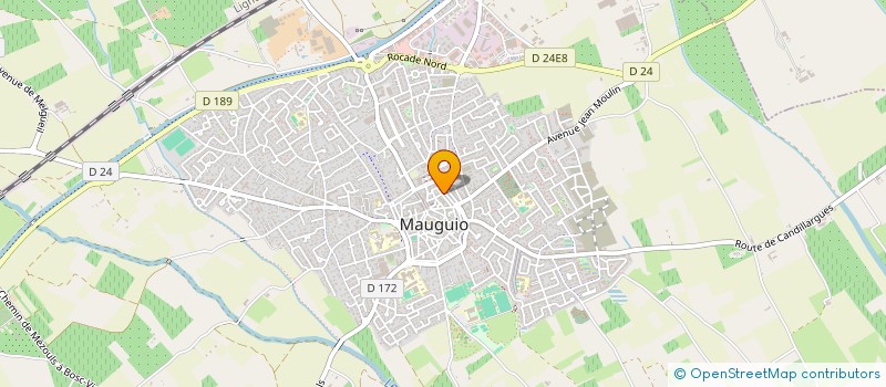 localisation de l'entreprise SCI LES JARDINS DE BEZIERS  MAUGUIO