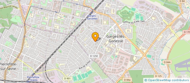 localisation de l'entreprise SCI LES JARDINS DE CHAUMONTEL à GARGES-LES-GONESSE