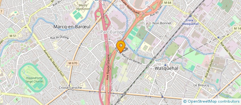 localisation de l'entreprise SCI LES JARDINS DE CLEMENCEAU I  WASQUEHAL