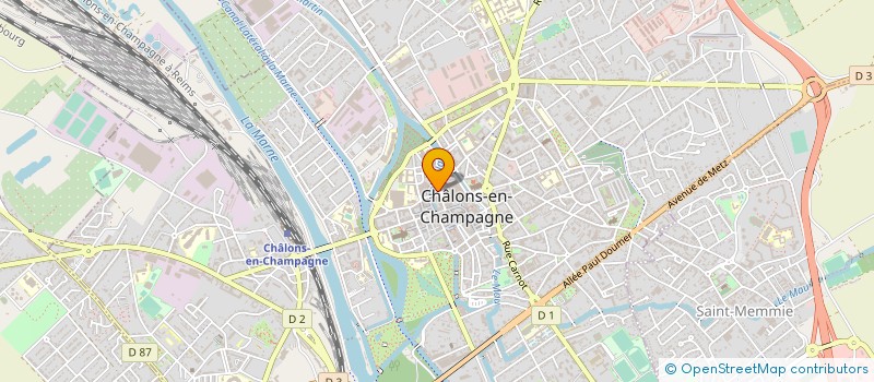 localisation de l'entreprise SCI LES JARDINS DE COURTISOLS II à CHALONS-EN-CHAMPAGNE