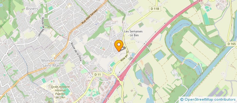 localisation de l'entreprise SCI LES JARDINS DE FLORA  MONTBONNOT-SAINT-MARTIN